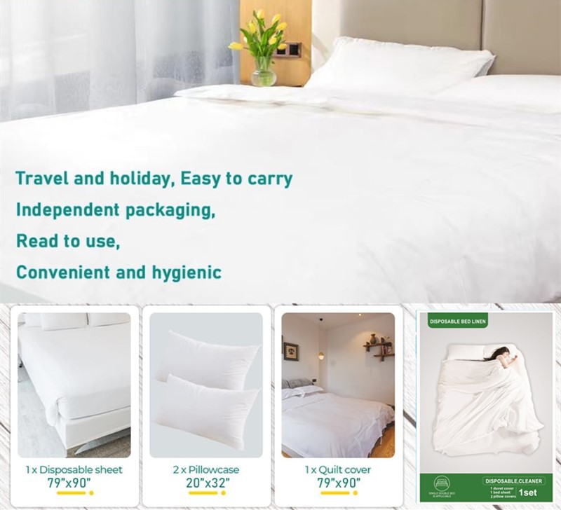 disposable bedding set 3 disposable bedding set 3